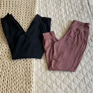 Black and Mauve Joggers Set